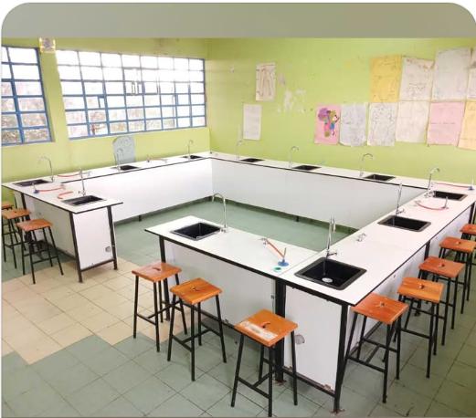 Science laboratory concept