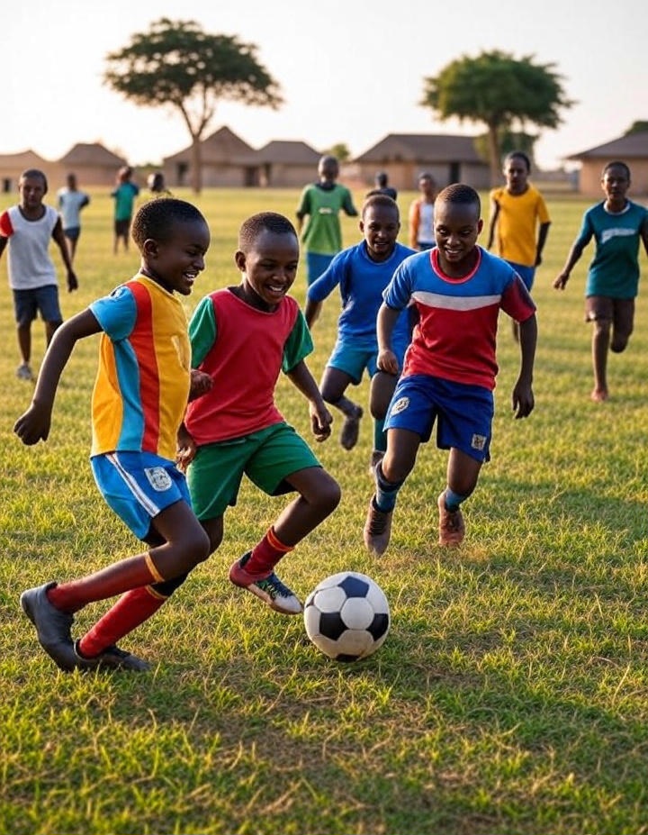 Youth performing on stage